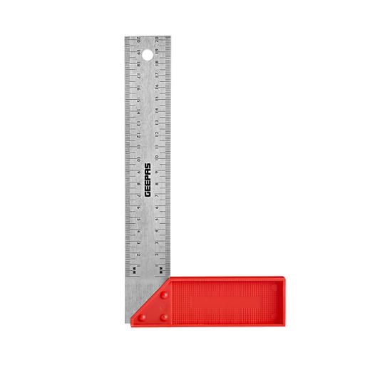 display image 5 for product Geepas Try Square With Handle 8" - 90 Degree Angle Corner Ruler
