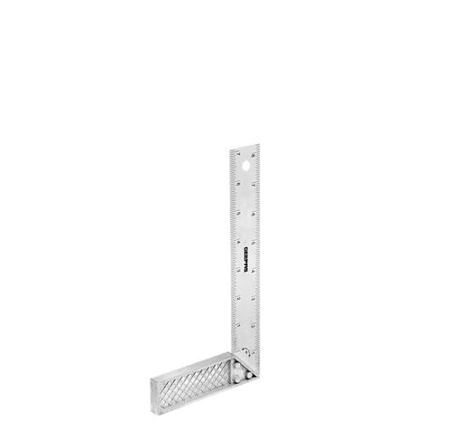 display image 3 for product Geepas 8" Try Square With Cast Zinc Handle - 90 Degree Angle Corner Ruler