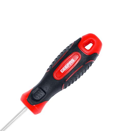 display image 2 for product Geepas Precision Screwdriver - Slotted Screwdriver With Soft Grip Rubber Insulated Ergonomic Handle