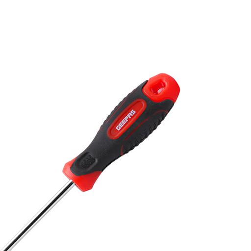 display image 1 for product Geepas Precision Screwdriver - Slotted Screwdriver With Soft Grip Rubber Insulated Ergonomic Handle