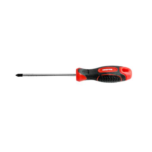 display image 2 for product Geepas Professional Screwdriver (6.5*75Mm) - Phillips, Soft Grip Rubber Insulated Handle