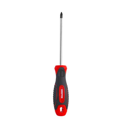 display image 1 for product Geepas Professional Screwdriver (6.5*75Mm) - Phillips, Soft Grip Rubber Insulated Handle