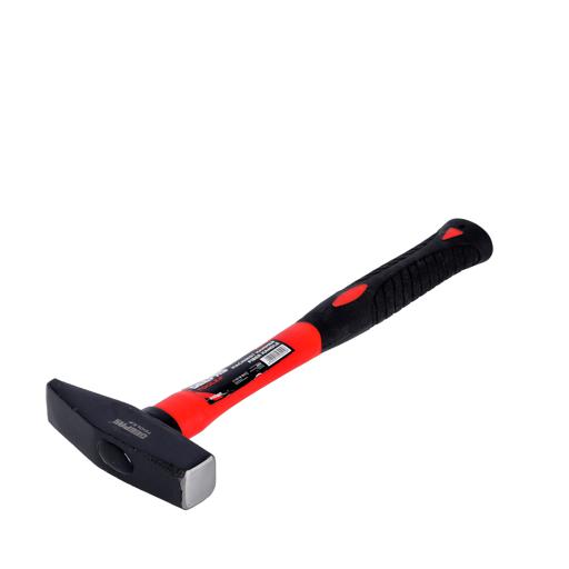 display image 3 for product Fiber Handle Machinist Hammer, Durable Sledge Hammer GT59248 - Lightweight Rubber Padded Handle with Fiberglass Core, Weighs 500gm