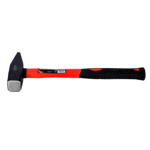 display image 1 for product Fiber Handle Machinist hammer, Durable Sledge hammer GT59249 - Lightweight Rubber Padded Handle with Fiberglass Core, Weighs 1000GM