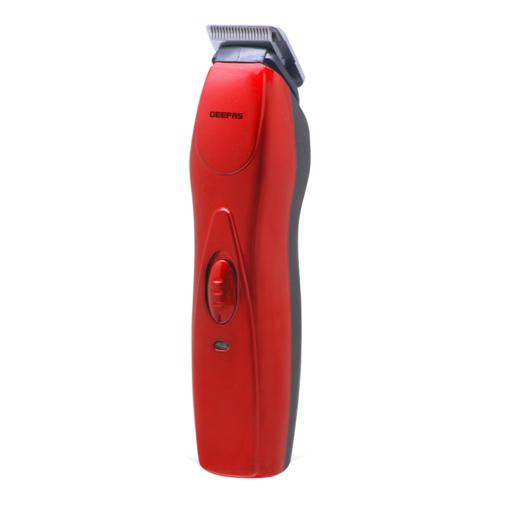 display image 9 for product Geepas Rechargeable Trimmer 3W - Portable Comfortable Grip, Chromium Steel Blade, Cordless Operation