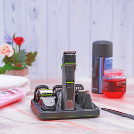 display image 4 for product 14-in-1 Grooming Kit, Magnetic Suction Charging Mode, GTR56026 | 60mins Working | Lithium Battery | Charging Indicator Life | Ideal for Short & Long Hair | Fully Washable