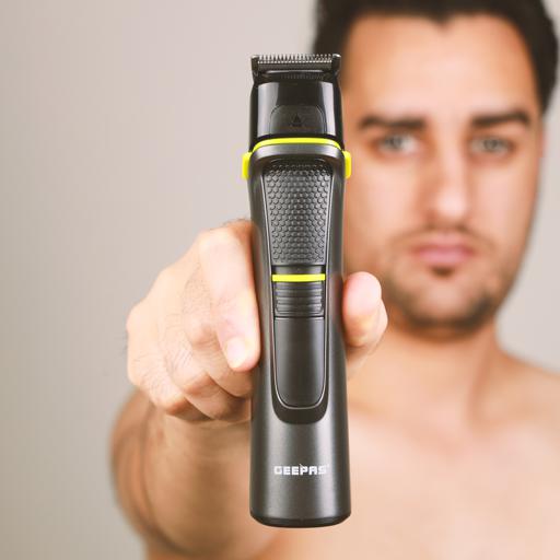 display image 5 for product 14-in-1 Grooming Kit, Magnetic Suction Charging Mode, GTR56026 | 60mins Working | Lithium Battery | Charging Indicator Life | Ideal for Short & Long Hair | Fully Washable