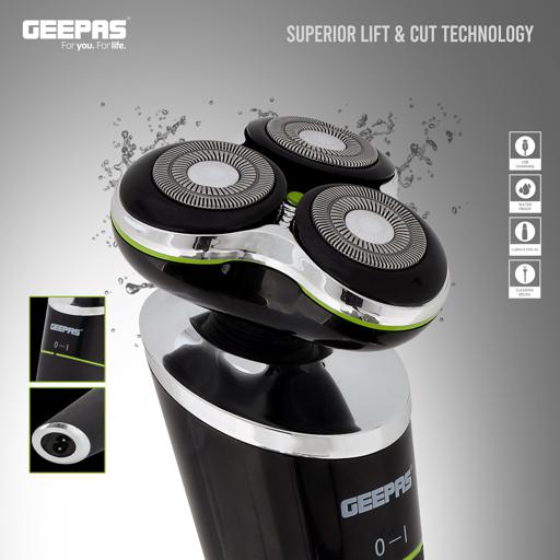 display image 4 for product 5-in-1 Grooming Kit with 4 Detachable Head, GTR56027 | Body Groomer, Bread Trimmer, Ear & Nose Trimmer | Dynamic Flex Head | Water Proof | USB Rechargeable