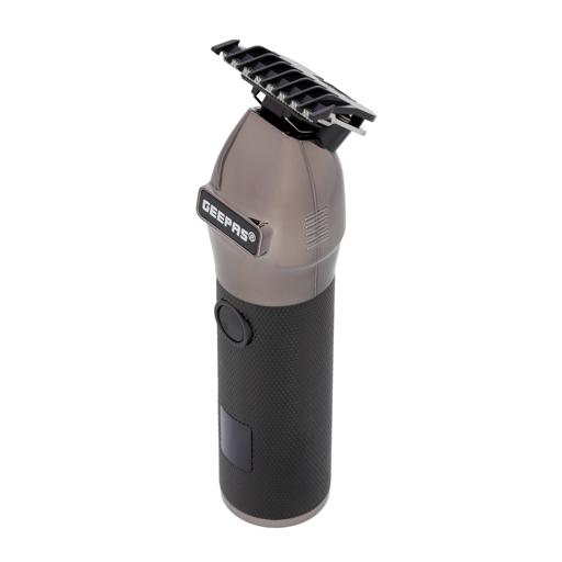 display image 5 for product Rechargeable Hair Clipper with LED Display, GTR56028 | Lithium Battery, 120mins Working | Stainless Steel Blades | Travel Lock | USB Charging | 4 Guide Combs