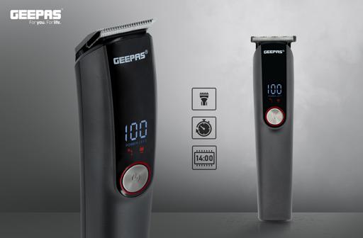 display image 4 for product Digital Rechargeable 11-in-1 Grooming Kit, GTR56048 | 4 Combs | Nose Trimmer, Micros Shaver, Design Trimmer | LED Display & Charging Indicator | Stainless Steel Blade