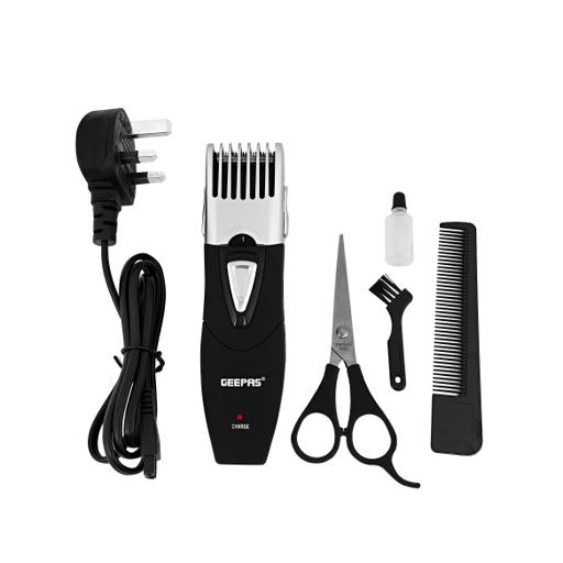 display image 4 for product Geepas Rechargeable Hair Trimmer - 4 Level Setting Precise Beard Styler With Hard Alloy Steel