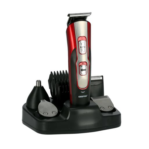 display image 29 for product Hair trimmer - 11-in-1 Rechargeable Grooming Kit | Hair Clipper | Hair Trimmer For Men With Stand, Led Indicators - Geepas GTR8724