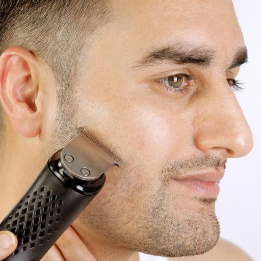 display image 16 for product Hair trimmer - 11-in-1 Rechargeable Grooming Kit | Hair Clipper | Hair Trimmer For Men With Stand, Led Indicators - Geepas GTR8724