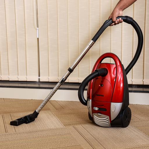 display image 2 for product Geepas 2000W Vacuum Cleaner With Hepa Filter - Powerful Copper Motor, 5L Capacity Cloth Bag Dust