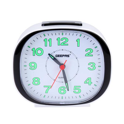 display image 0 for product Geepas Bell Alarm Clock - Small Battery Operated, Analog Alarm Clock, Silent Non-Ticking