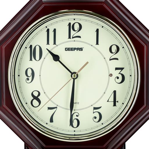 display image 10 for product Geepas Pendulum Wall Clock With Light Sensor