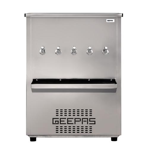 display image 0 for product Geepas Stainless Steel Water Cooler with 5 Tap