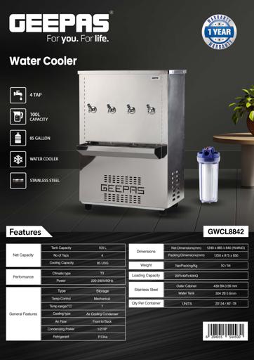 Drink cooler with store tap