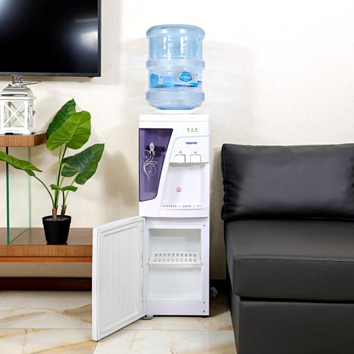 display image 3 for product Geepas Water Dispenser - Hot & Cold Water Dispenser - Stainless Steel Tank, Compressor Cooling