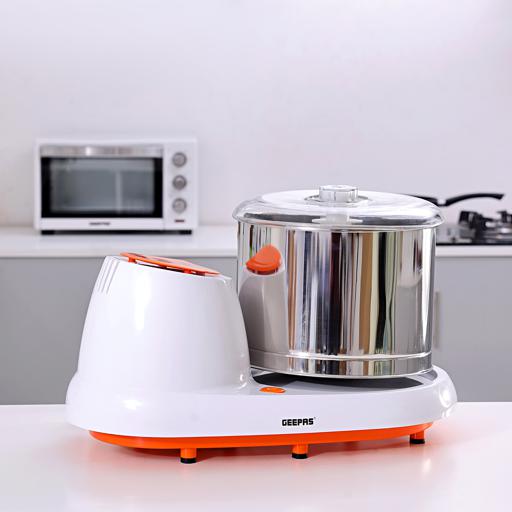 display image 1 for product Geepas Wet Grinder - Stainless Steel Drum 2L Capacity
