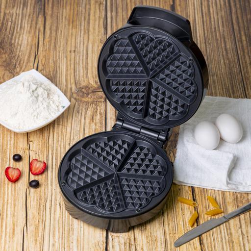 display image 14 for product Heart Waffle Maker, Temperature Control, GWM36538 | Power On & Ready Indicator | Non-Stick Cooking Plate | 1000 Watts | S/S Decoration | Cool Touch Handle