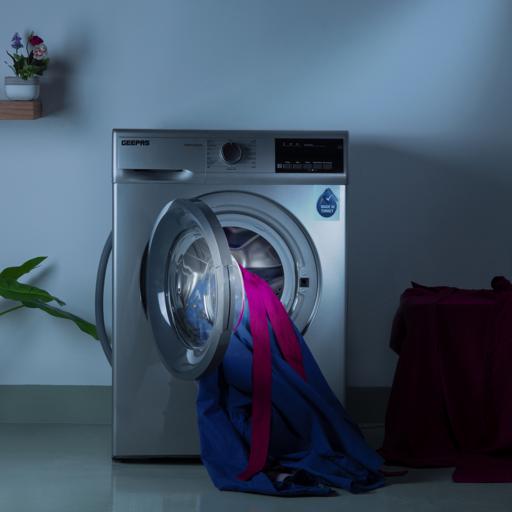 display image 6 for product Geepas Fully Automatic Front Load Washing Machine 6 Kg - Foam Protection Overflow protection Child lock 7Kg Stainless steel drum material Temperature Adjustment | 2 Years Warranty