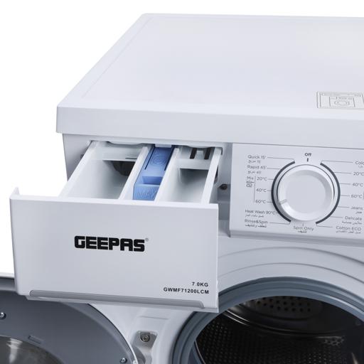 display image 14 for product Front Loading Washing Machine 7 Kg Geepas GWMF71200LCJ