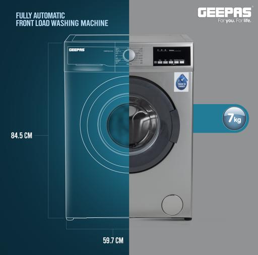 display image 8 for product 8kg 1000RPM Fully Automatic Front Load Washing Machine GWMF8021STV Geepas