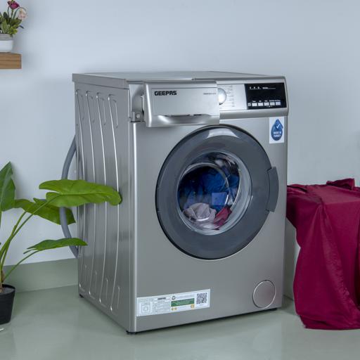 display image 1 for product 8kg 1000RPM Fully Automatic Front Load Washing Machine GWMF8021STV Geepas