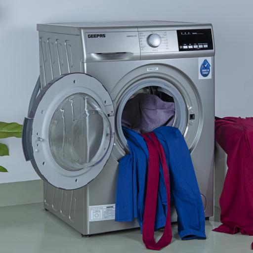 display image 4 for product 8kg 1000RPM Fully Automatic Front Load Washing Machine GWMF8021STV Geepas