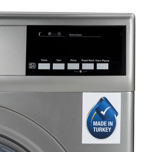 display image 16 for product 8kg 1000RPM Fully Automatic Front Load Washing Machine GWMF8021STV Geepas