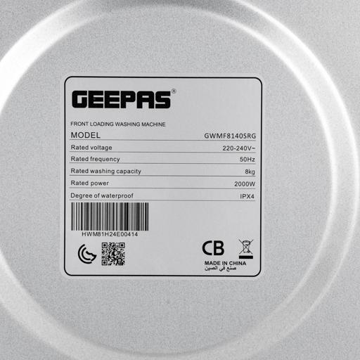 display image 14 for product Geepas 8KG Frntlod Flly AutWM