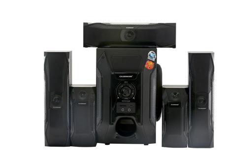 display image 0 for product Olsenmark Multimedia Speaker, 5.1 Ch With Usb, Sd, Fm, Bluetooth & Remote - Karaoke/Disco Light