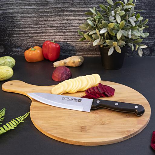 display image 1 for product Royalford Utility Knife - All Purpose Small Kitchen Knife - Ultra Sharp Stainless Steel Blade, 7 Inch