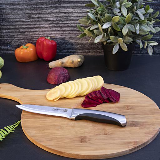 display image 1 for product Royalford Utility Knife - All Purpose Small Kitchen Knife - Ultra Sharp Stainless Steel Blade