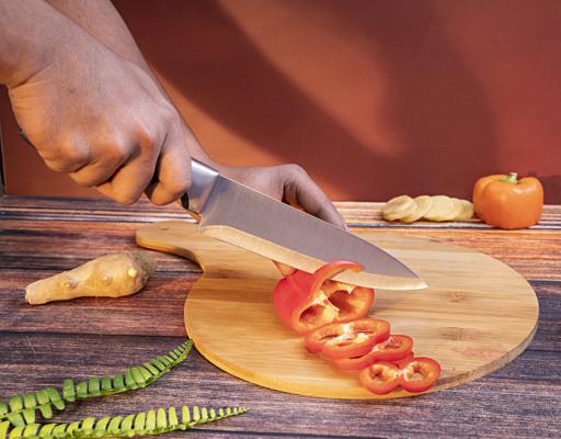 display image 2 for product Royalford Utility Knife - All Purpose Small Kitchen Knife - Ultra Sharp Stainless Steel Blade