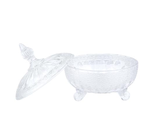 display image 5 for product Delcasa Candy Jar With Lid - Transparent Glass Storage Jar - Glass Storage Container Jar For Sweet