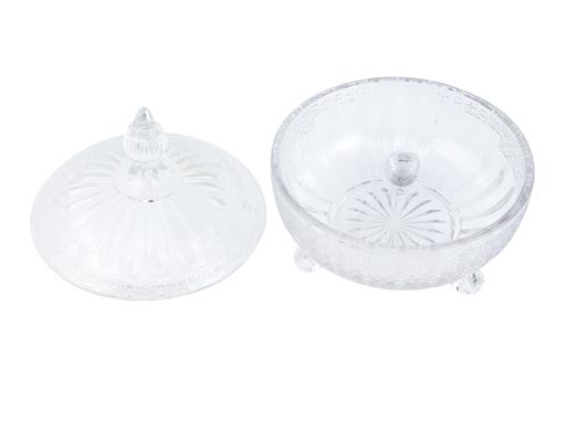 display image 6 for product Delcasa Candy Jar With Lid - Transparent Glass Storage Jar - Glass Storage Container Jar For Sweet