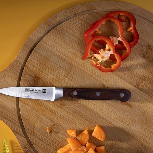 display image 2 for product Royalford 3.5" Utility Knife - All Purpose Small Kitchen Knife - Ultra Sharp Stainless Steel Blade