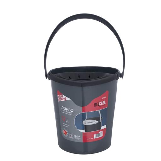 Plastic Water Bucket W/Handle 12L
