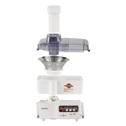 display image 4 for product Krypton KNB6021 Multifunctional 4 in 1 Juicer and Food Processor, Blender, Chopper & Grinder with 1.6L Jar, 2 Speed Pulse Function
