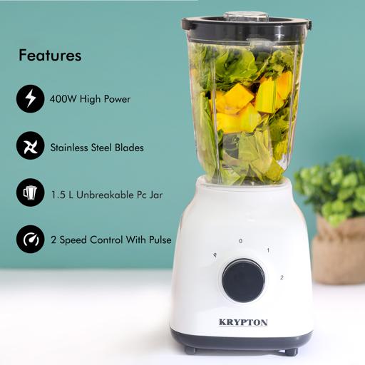400W Blender with 1 Mill and Extra Blender Jar