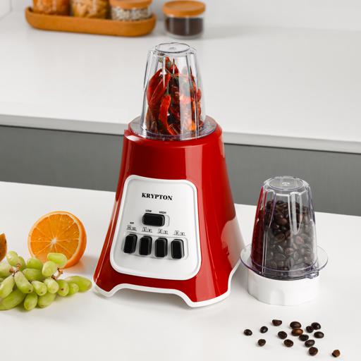 display image 3 for product 3-in-1 Blender, 6 Speed Selection, 400W Motor, KNB6291 | Stainless Steel Blade 1.5L Jar, 1 Grinder & 1 Chopper | Can Blend Different Kind of Fruits | Anti-Slip Free Design