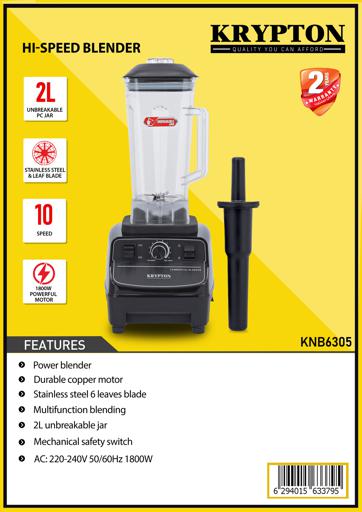 Blender Smoothie Maker Countertop for Shakes and Smoothies, Professional  for Frozen Fruit,Crushing Ice,Veggies,2L Container