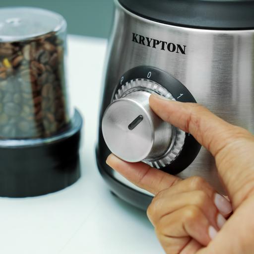 display image 5 for product Stainless Steel 2-in-1 Blender, 1.5L PC Jar, KNB6389 | 2 Speed with Pulse Function | Stainless Steel Blades Mixer Grinder | Smoothies, Blend, Chop, Grind