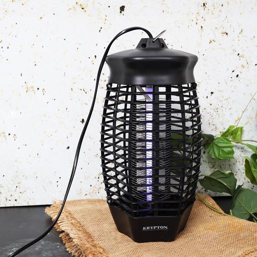 display image 1 for product Krypton 6W Bug Killer, Fly & Insect Killer - Powerful Fly Zapper Uv Light Tube - Electric Bug Kill