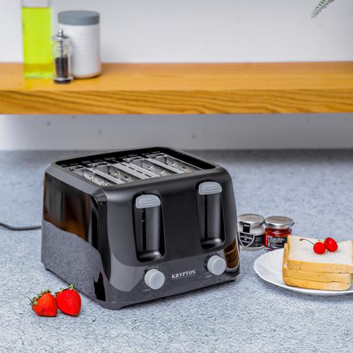 display image 1 for product 4 Slice Bread Toaster