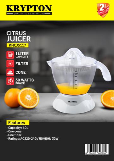 display image 8 for product Krypton Electric Citrus Juicer For Quick, Healthy, Nutritious Juices – Effortless Juicer