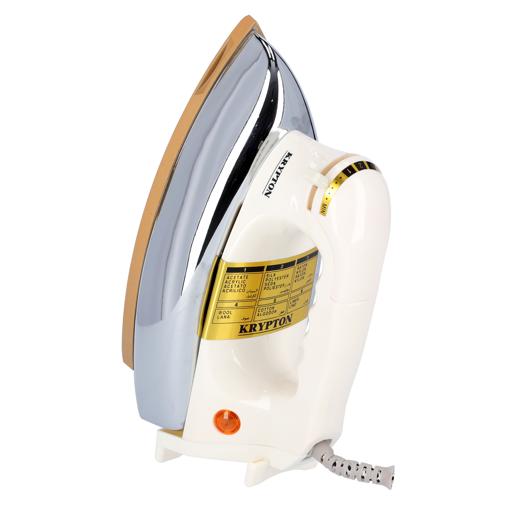 display image 7 for product Krypton Heavy Weight Dry Iron - Automatic Dry Iron, 60 Microns Teflon Plated, Durable Heavy Weight