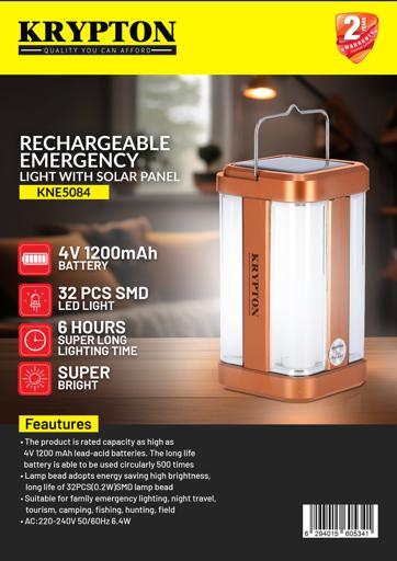 display image 8 for product Krypton KNE5084 Rechargeable Led Emergency Light